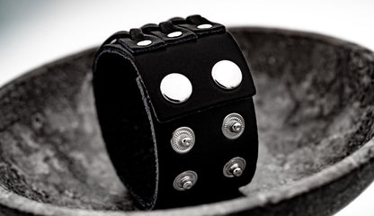 VAEGAR Braid Black Leather Bracelet