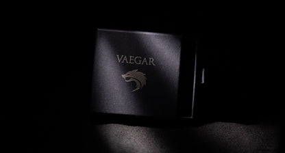 VAEGAR Strength Stone Tooth Necklace and it's Package